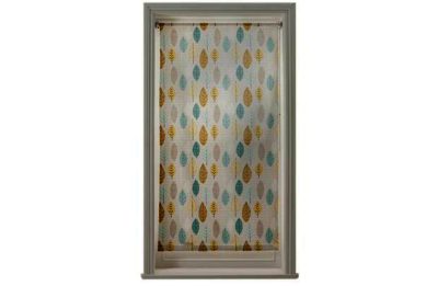 4ft Heart of House Arla Leaves Roller Blind - Duck Egg